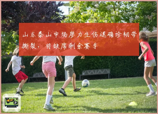山东泰山中场廖力生伤退确诊韧带撕裂，将缺席剩余赛季