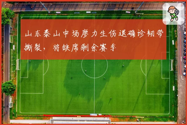 山东泰山中场廖力生伤退确诊韧带撕裂，将缺席剩余赛季